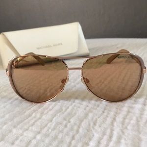Michael Kors rose gold sunglasses